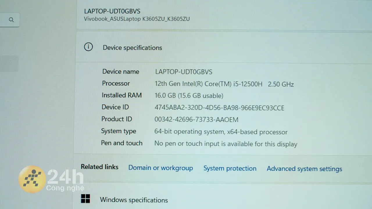 tgdd asus vivobook gaming k3605 22