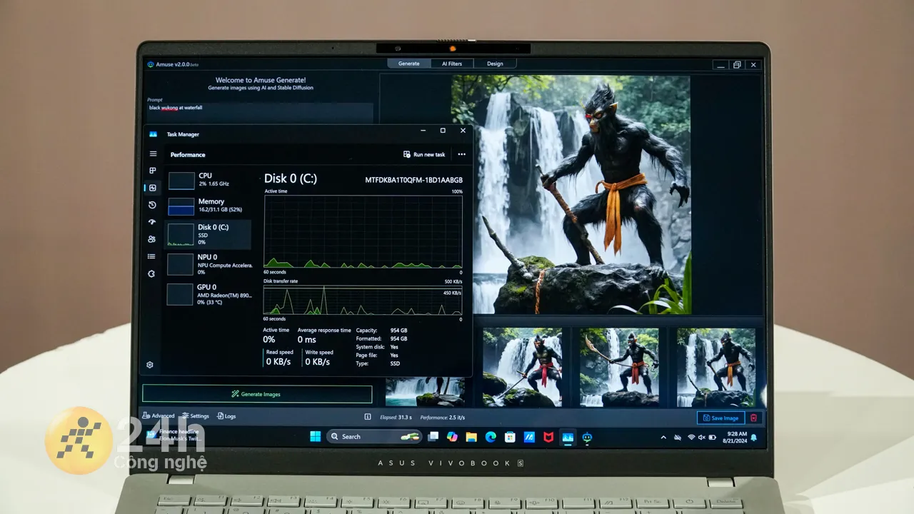 tgdd asus vivobook s 14 oled m5406 32