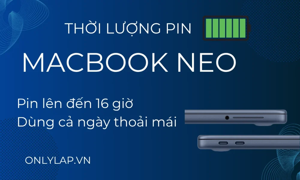 pin macbook neo